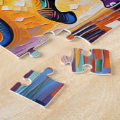 Majestic Abstrakte Elefant Puzzle (Seite)