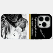 Majestic-Adler am Meeresufer bei Sonnenaufgang Case-Mate iPhone Hülle (Rückseite (Horizontal))