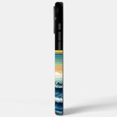 Majestic-Adler am Meeresufer bei Sonnenuntergang Case-Mate iPhone Hülle (Rückseite / Links)