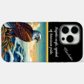 Majestic-Adler am Meeresufer bei Sonnenuntergang Case-Mate iPhone Hülle (Rückseite (Horizontal))