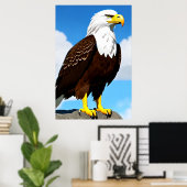 Majestic Adler | Art der AI Poster (Heimbüro)