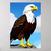 Majestic Adler | Art der AI Poster (Vorne)