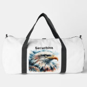 Majestic Adler im atemberaubenden Aquarellstil Duffle Bag (Vorderseite)
