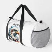 Majestic Adler im atemberaubenden Aquarellstil Duffle Bag (Rechte Ecke)
