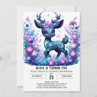 Majestic Adorable Deh Digital zum Geburtstag Einladung