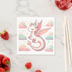 Majestic Adorable Dragon Baby Dusche Serviette