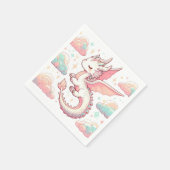 Majestic Adorable Dragon Baby Dusche Serviette (Ecke)