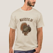 Majestic AF Türkei Erntedank T-Shirt (Vorderseite)