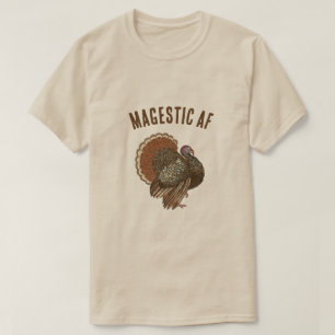 Majestic AF Türkei Erntedank T-Shirt