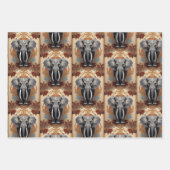 Majestic African Elephant Geschenkpapier Set (Vorderseite 3)