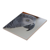 Majestic African Gray Parrot Fliese (Seite)