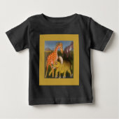 Majestic African Wildlife: Ein schönes Gemälde. Baby T-shirt (Vorderseite)