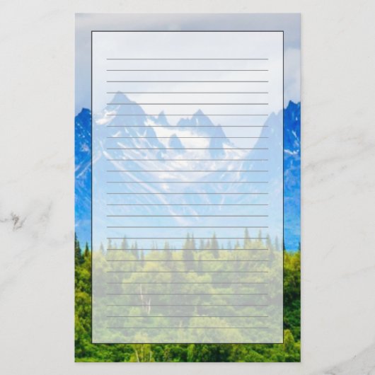 Majestic Alaska Briefpapier (Vorderseite)