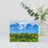 Majestic Alaska Mountains Postkarte (Stehend Vorderseite)