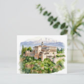 Majestic Alhambra: Ein zeitloses Erbe Postkarte (Stehend Vorderseite)