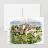 Majestic Alhambra: Ein zeitloses Erbe Postkarte (Vorne/Hinten)