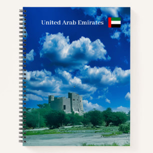 Majestic Ancient Castle Fujairah VAE Notizblock