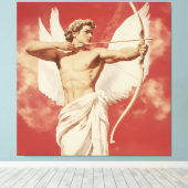 Majestic Angelic Archer - Ein Symbol für Liebe und Leinwanddruck (Insitu (Holzboden))