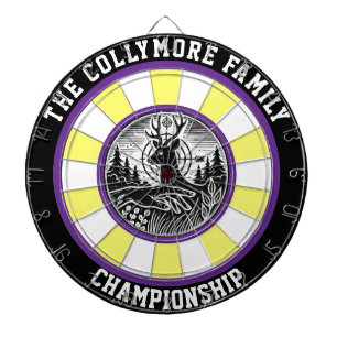 Majestic Antlered Artwork Dartscheibe