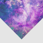 Majestic Aquamarine Lila Sternennebel Seidenpapier (Ausschnitt)