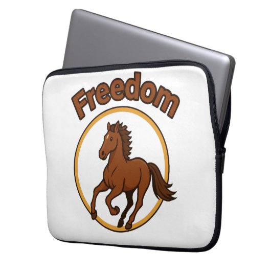 **Majestic Arabian Horse in the Golden Desert** Laptopschutzhülle (Vorderseite Links)