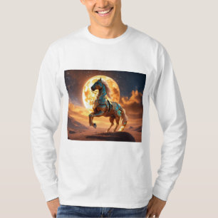 Majestic Arabian Horse T - Shirt: Wüstenlauf T-Shirt