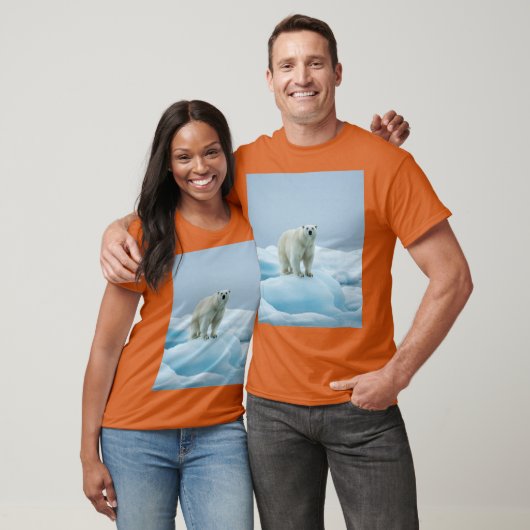 Majestic Arctic Polar Bear T - Shirt Design (Unisex)