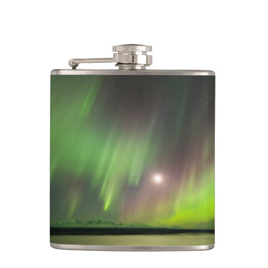 Majestic Aurora Flachmann (Vorderseite)