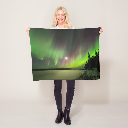 Majestic Aurora Fleecedecke (Beispiel)