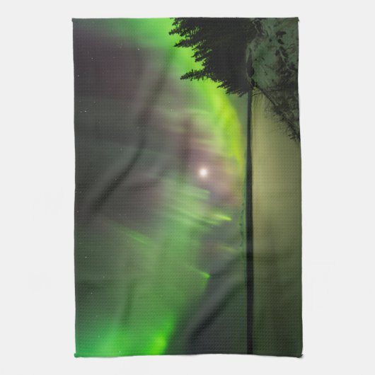 Majestic Aurora Geschirrtuch (Vertikal)