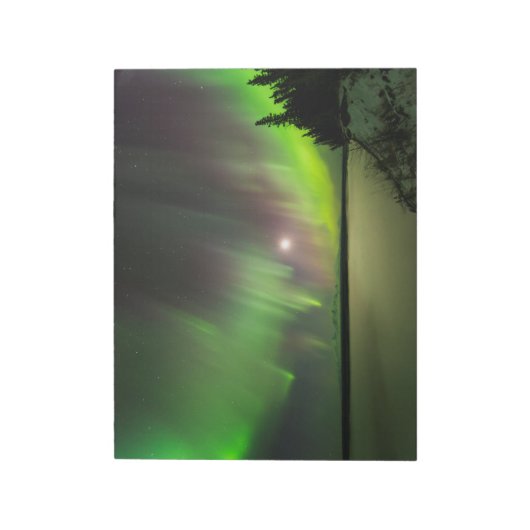 Majestic Aurora Notizblock (Rotiert)