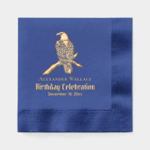 Majestic Bald Eagle auf Zweigstelle Geburtsname Servietten Mit Folie