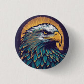 Majestic Bald Eagle Button (Vorderseite)