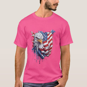 Majestic Bald Eagle - ein faszinierender Winkel zw T-Shirt