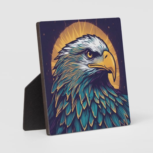 Majestic Bald Eagle Fotoplatte (Vorderseite)