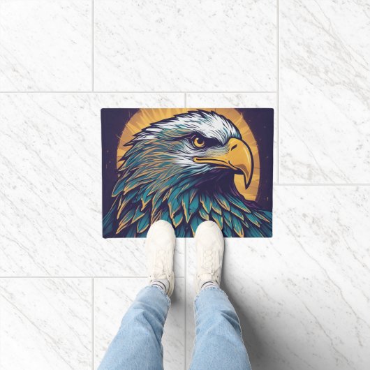 Majestic Bald Eagle Fußmatte (Indoor)
