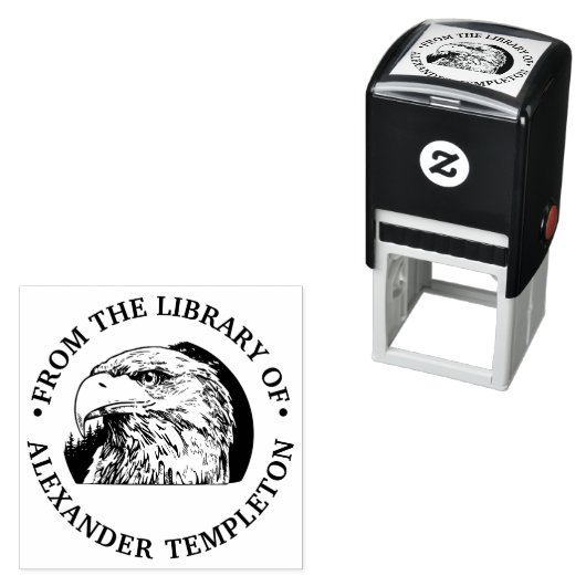 Majestic Bald Eagle Head Nr. 2 aus der Bibliothek Permastempel (Beispiel)