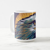 Majestic Bald Eagle Kaffeetasse (Vorderseite Links)