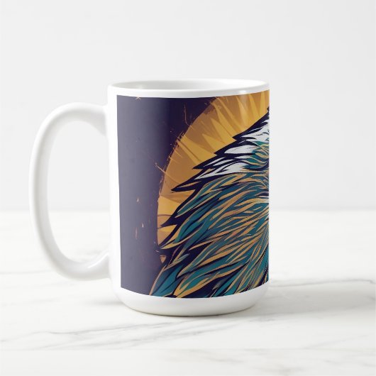 Majestic Bald Eagle Kaffeetasse (Links)