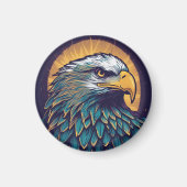 Majestic Bald Eagle Magnet (Vorne)