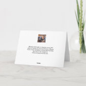 Majestic Bald Eagle Note Card (Rückseite)