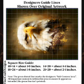 Majestic Bald Eagle, Ölstil Art EF5R Decoupage Seidenpapier