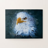 Majestic Bald Eagle Painting Oversified Pieces Jig Puzzle (Horizontal)