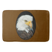 Majestic Bald Eagle Portrait Badematte (Vorderseite)
