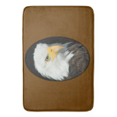 Majestic Bald Eagle Portrait Badematte (Vorderseite Vertikal)