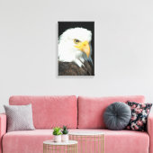 Majestic Bald Eagle Portrait Leinwanddruck (Insitu (Wohnzimmer))