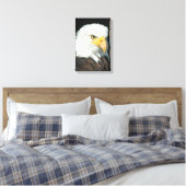Majestic Bald Eagle Portrait Leinwanddruck (Insitu (Schlafzimmer))