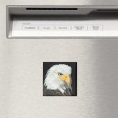Majestic Bald Eagle Portrait Magnet (In Situ (Geschirrspüler))
