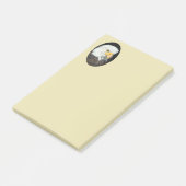 Majestic Bald Eagle Portrait Post-it Klebezettel (angewinkelt)