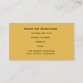 Majestic Bald Eagle Portrait Visitenkarte (Rückseite)